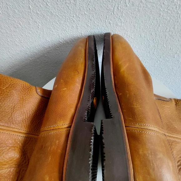 Chippewa Vintage Mens Honey Brown Pull on Leather Boots - Picture 14 of 16